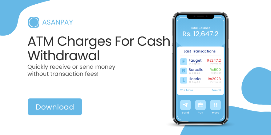 ATM Charges For Cash Withdrawal
