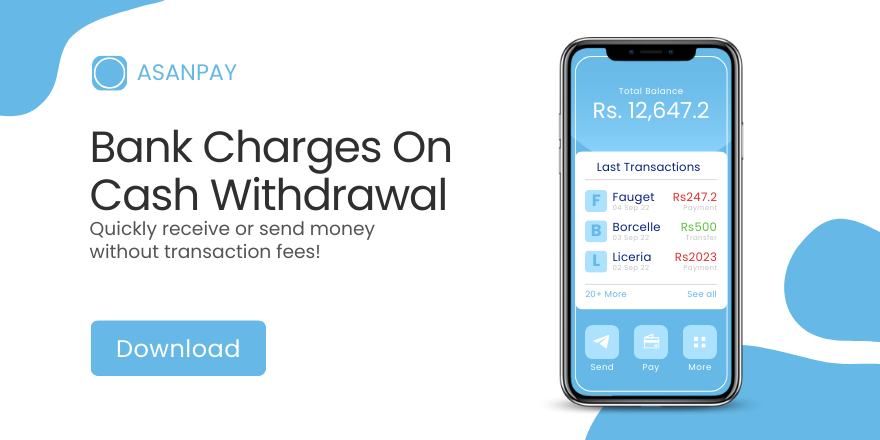 Bank Charges On Cash Withdrawal