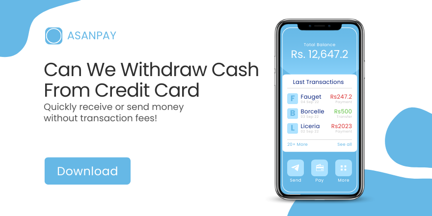 Can We Withdraw Cash from Credit Card