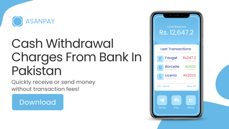 Cash Withdrawal Charges From Bank In Pakistan