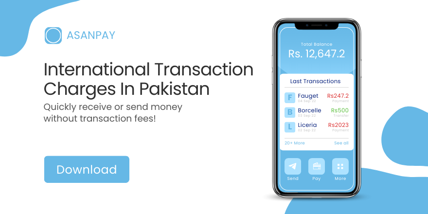 International Transaction Charges In Pakistan