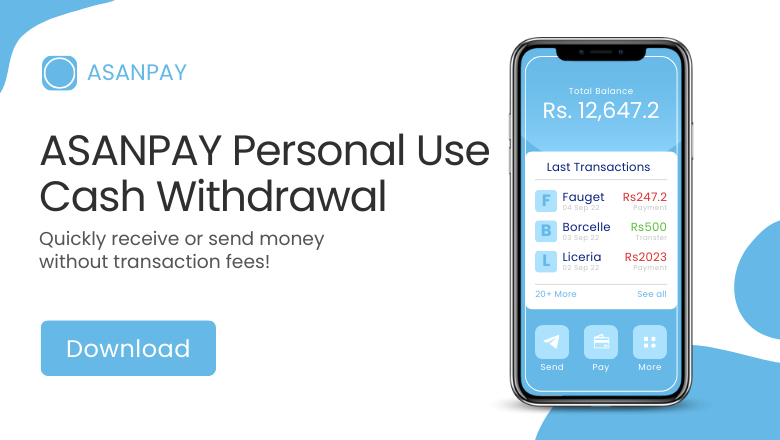 Personal Use Cash Withdrawal – ASANPAY