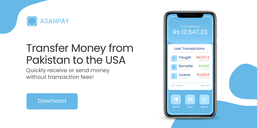 Transfer Money from Pakistan to the USA