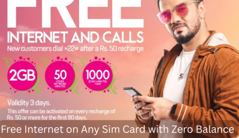 Free Internet on Any Sim Card with Zero Balance Needed!