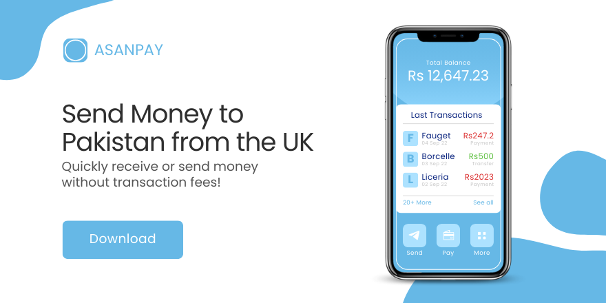 Send Money to Pakistan from UK